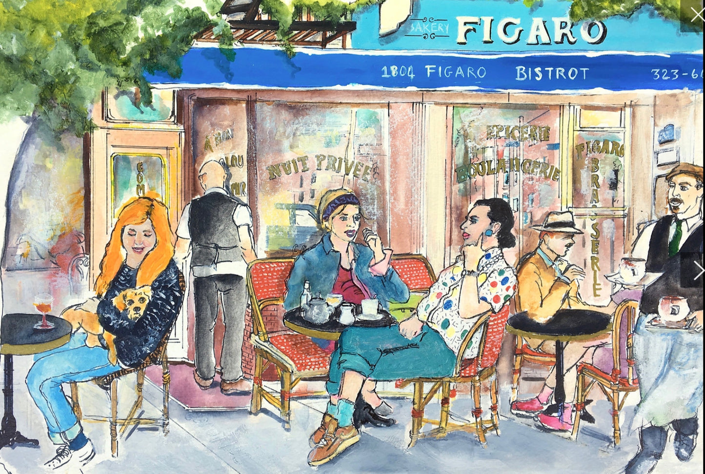 Al fresco in L.A.